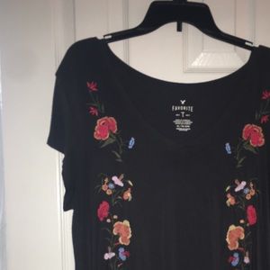 Floral tee